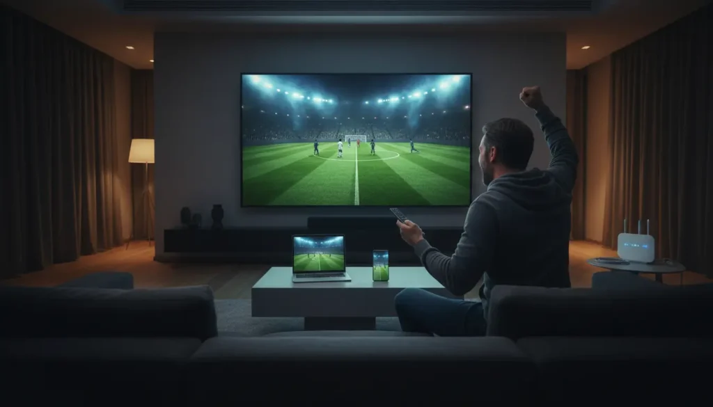 مشاهدة مباراة الدوري الإنجليزي عبر IPTV على التلفزيون والأجهزة الذكية