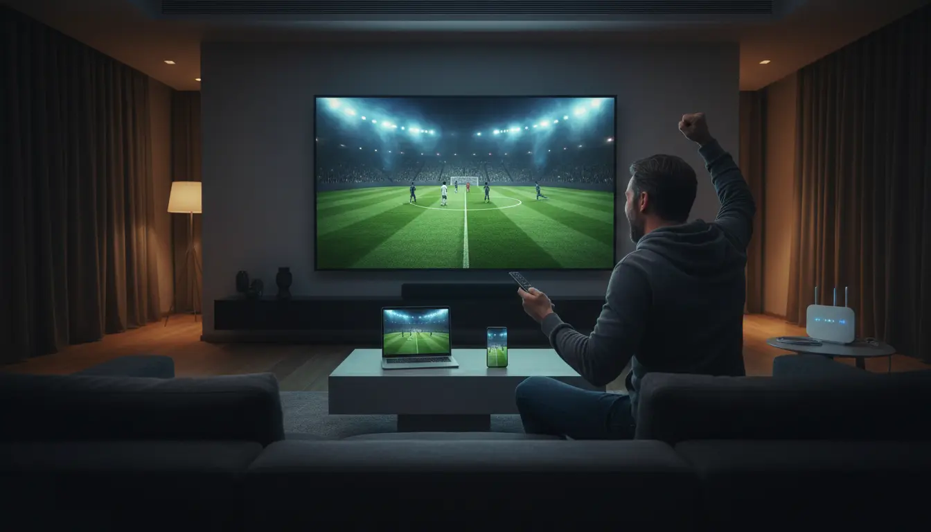 مشاهدة مباراة الدوري الإنجليزي عبر IPTV على التلفزيون والأجهزة الذكية