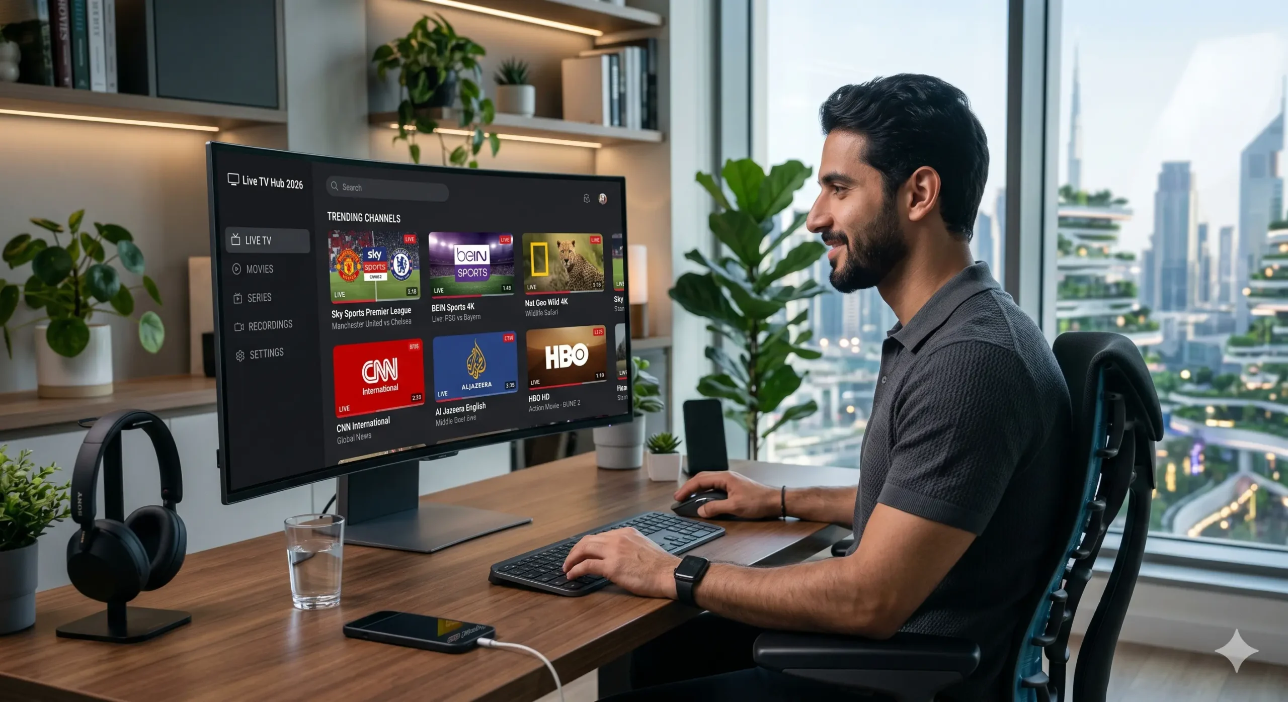أفضل تطبيق IPTV للكمبيوتر بواجهة سريعة وخفيفة لتشغيل القنوات