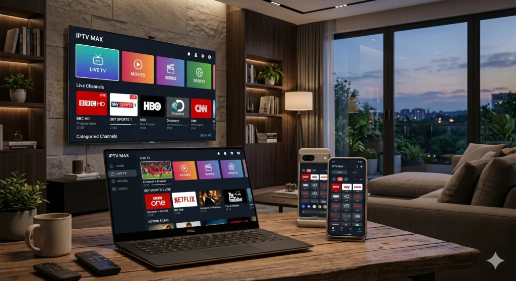 أفضل مشغل IPTV سريع يعمل على الهاتف والتلفزيون والكمبيوتر