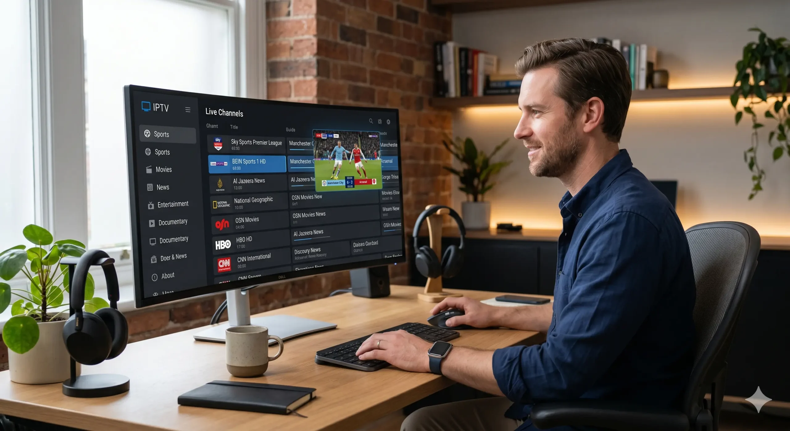 تشغيل IPTV على الكمبيوتر عبر برنامج مخصص مع عرض القنوات على الشاشة