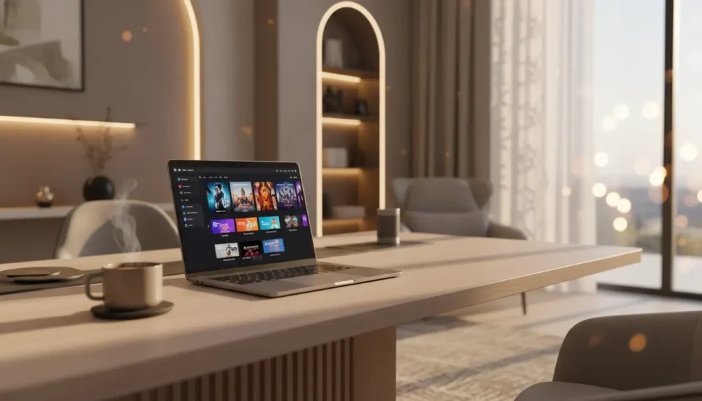 أفضل برنامج IPTV للماك على جهاز MacBook بواجهة حديثة وسريعة