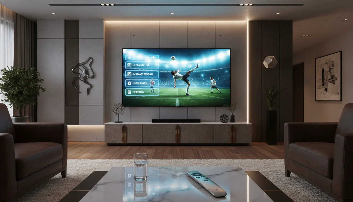 أفضل تطبيق IPTV للمباريات على شاشة كبيرة مع بث مباشر ثابت وواجهة سريعة