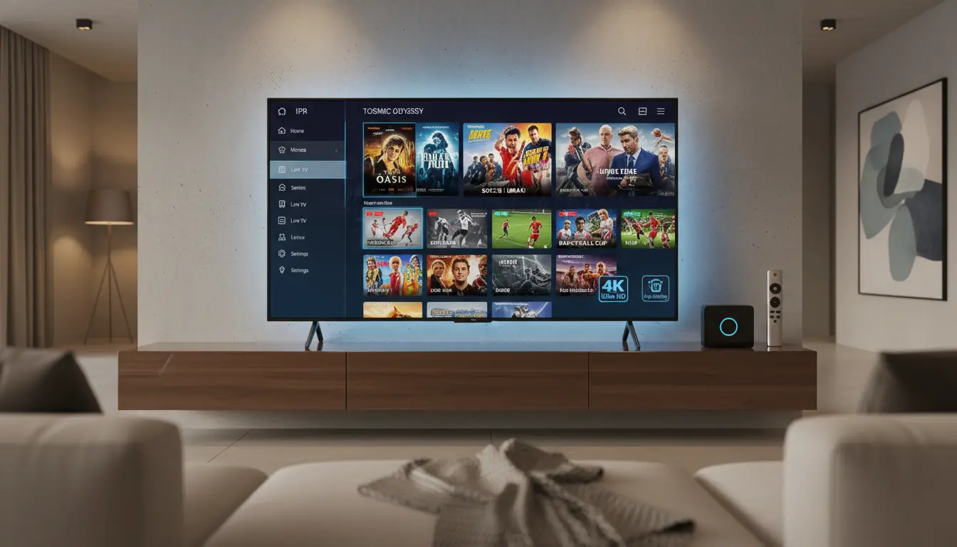 أفضل اشتراك IPTV سنوي رخيص مع جودة بث ممتازة على شاشة تلفاز ذكي