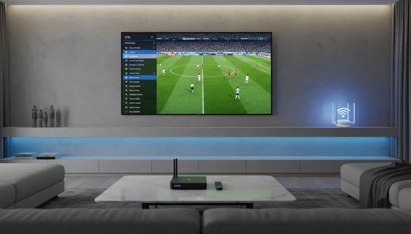 أفضل اشتراك IPTV للمباريات الأوروبية بدون تقطيع على شاشة تلفاز ذكي
