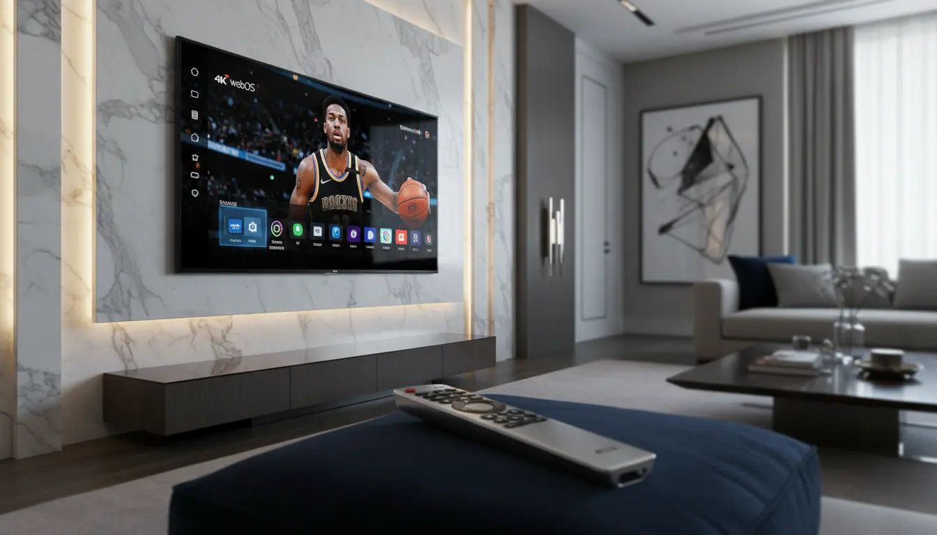 تشغيل اشتراك IPTV على تلفزيون LG الذكي بجودة عالية عبر تطبيقات webOS