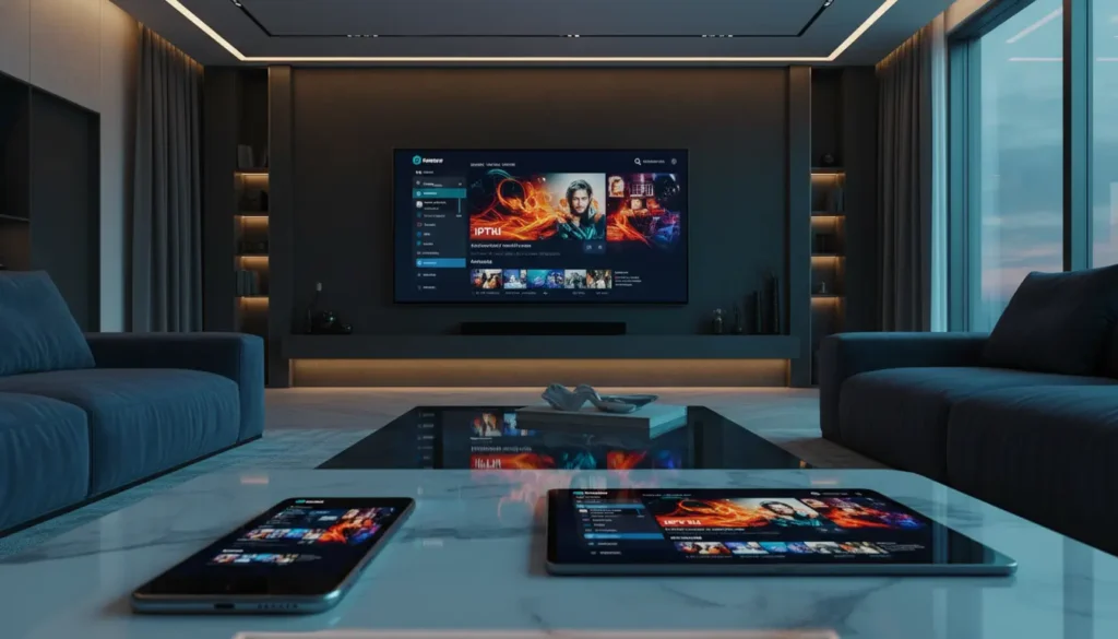 مشاركة اشتراك IPTV بين التلفزيون والهاتف وتشغيل القنوات على عدة أجهزة داخل المنزل