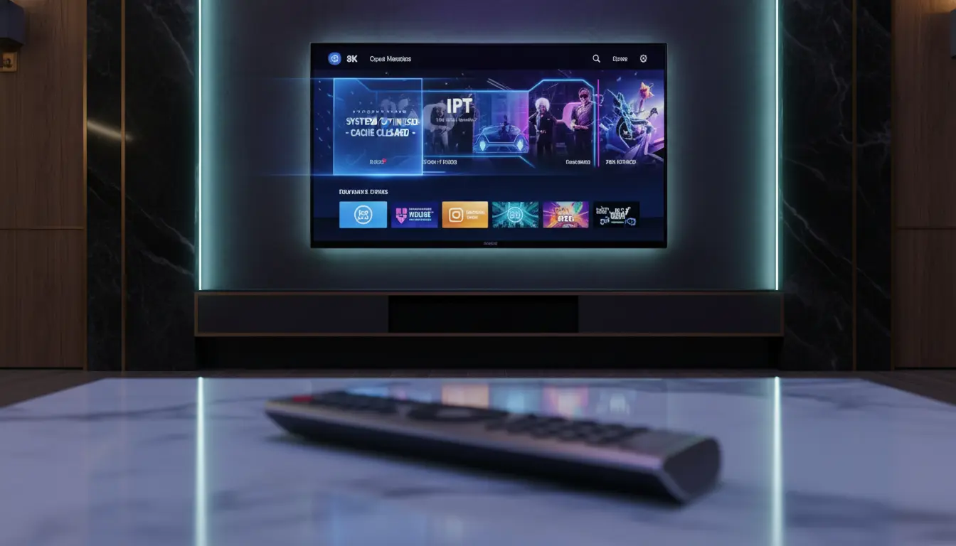 شرح طريقة مسح الكاش في تطبيقات IPTV على Android TV وFire Stick لتسريع الأداء وتقليل التقطيع