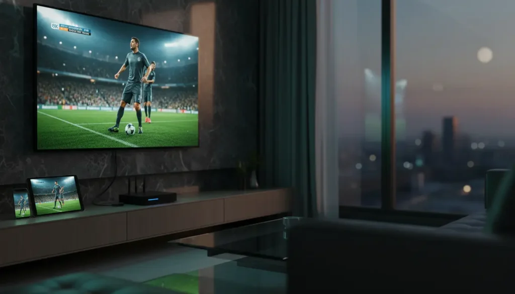 أفضل اشتراك IPTV للقنوات الرياضية بجودة 4K لمتابعة المباريات بثبات ووضوح