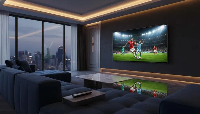 مشاهدة كأس العالم 2026 على Samsung TV عبر التطبيق الرسمي أو HDMI بجودة عالية